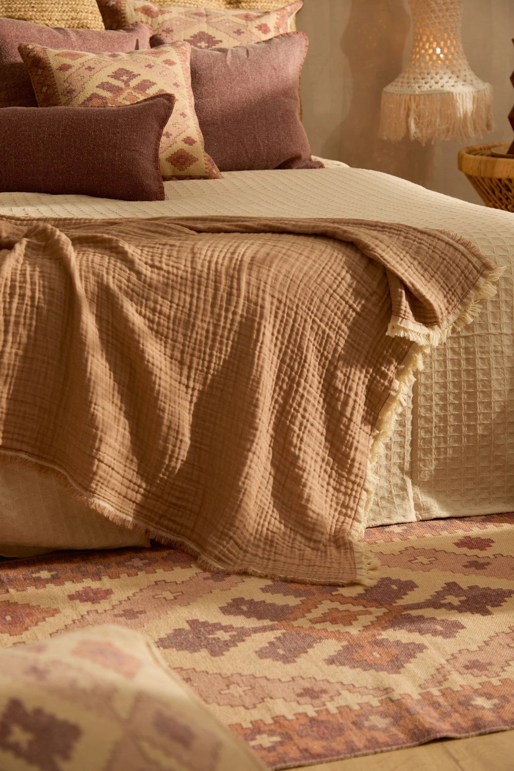 manta marrón