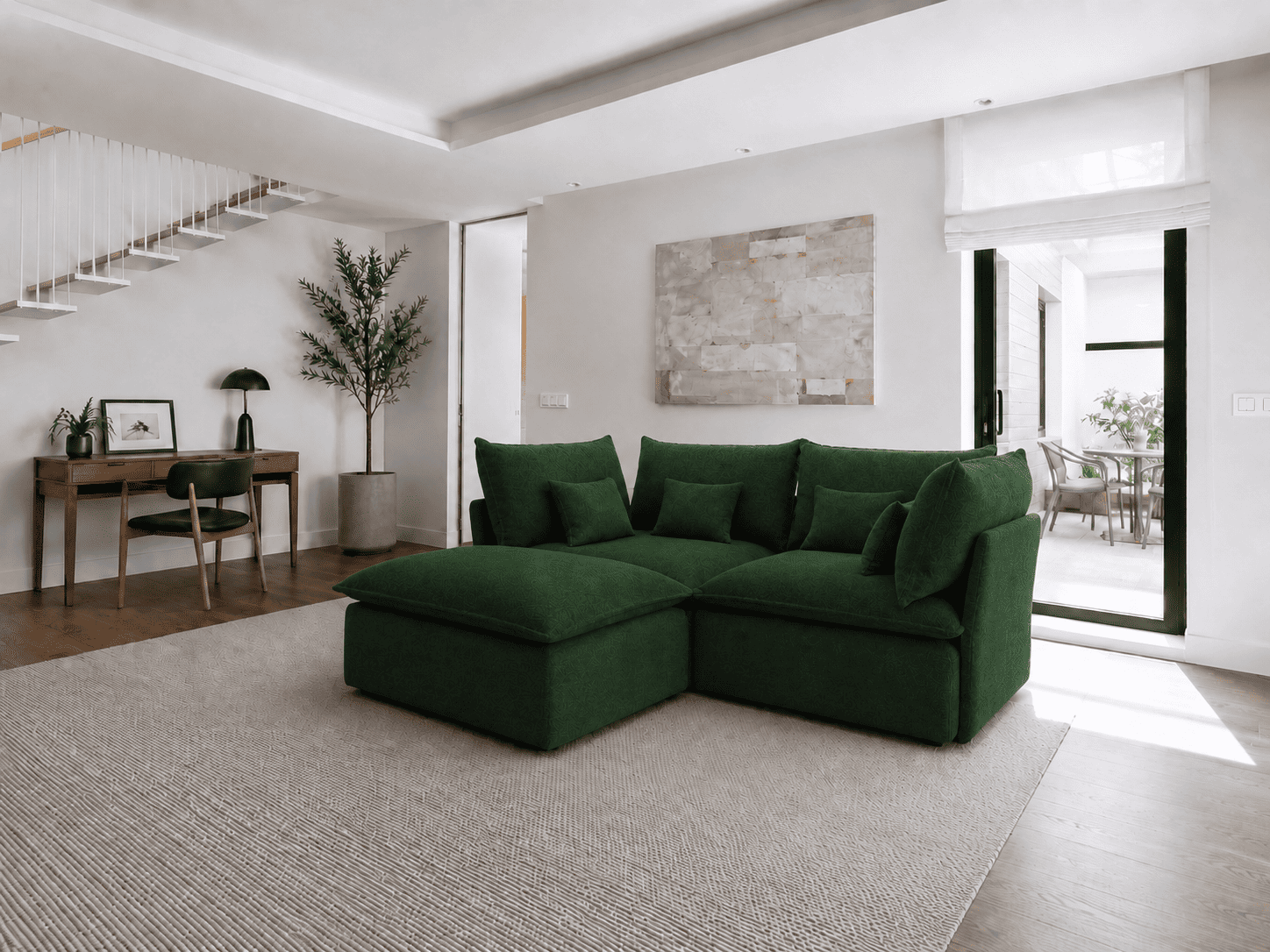 SOFÁ DOBLE CHAISE LONGUE BALMI ONE