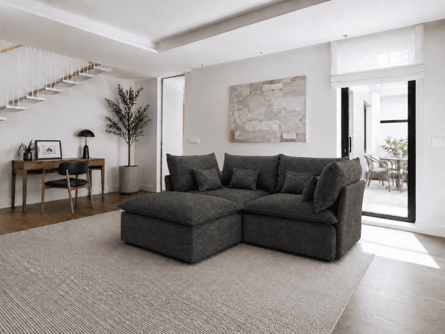 SOFÁ DOBLE CHAISE LONGUE BALMI ONE