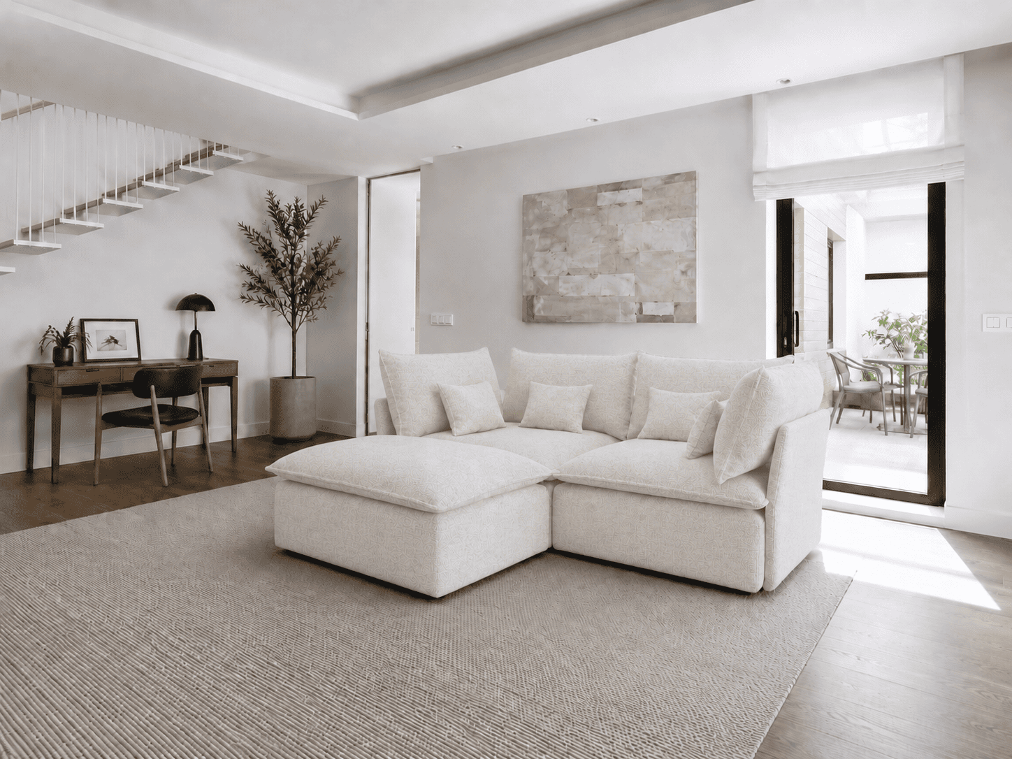 SOFÁ DOBLE CHAISE LONGUE BALMI ONE