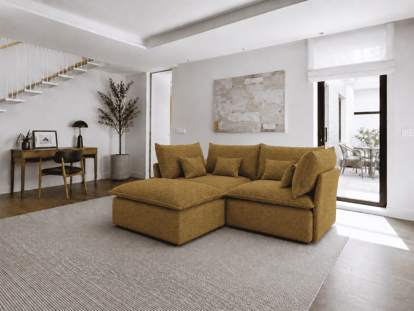 SOFÁ DOBLE CHAISE LONGUE BALMI ONE