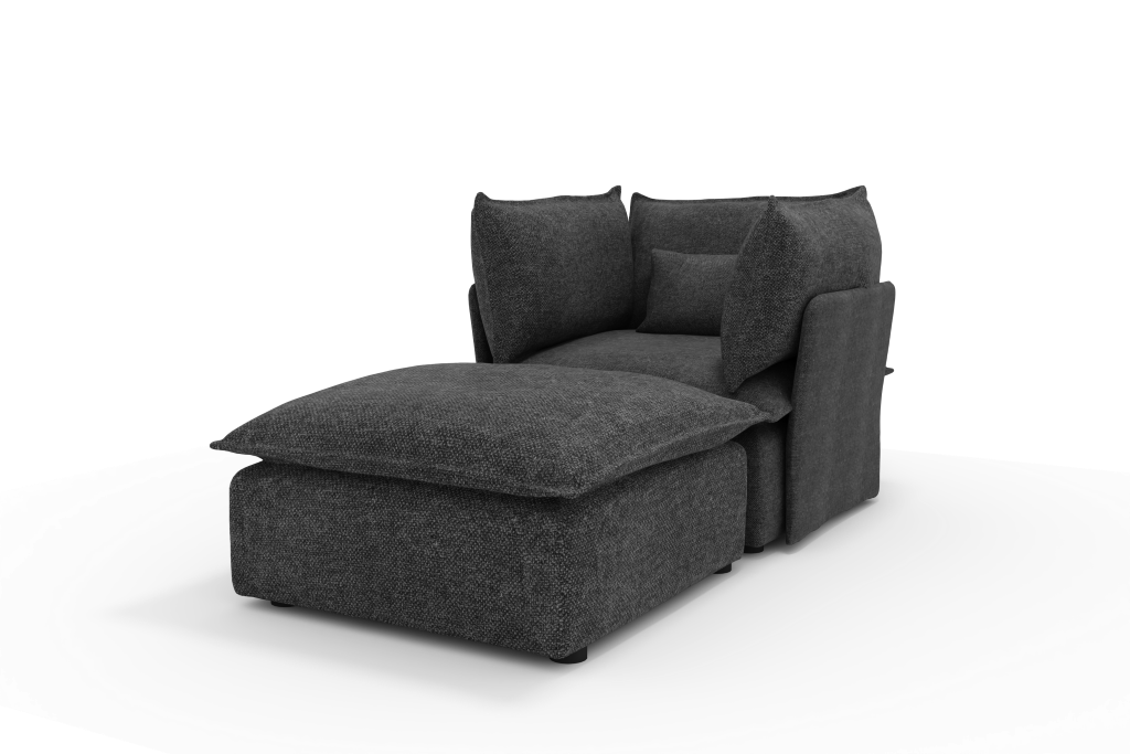 Sillon_Relax_Unico_Chaise_Longue_Easyclean_Gris_Oscuro