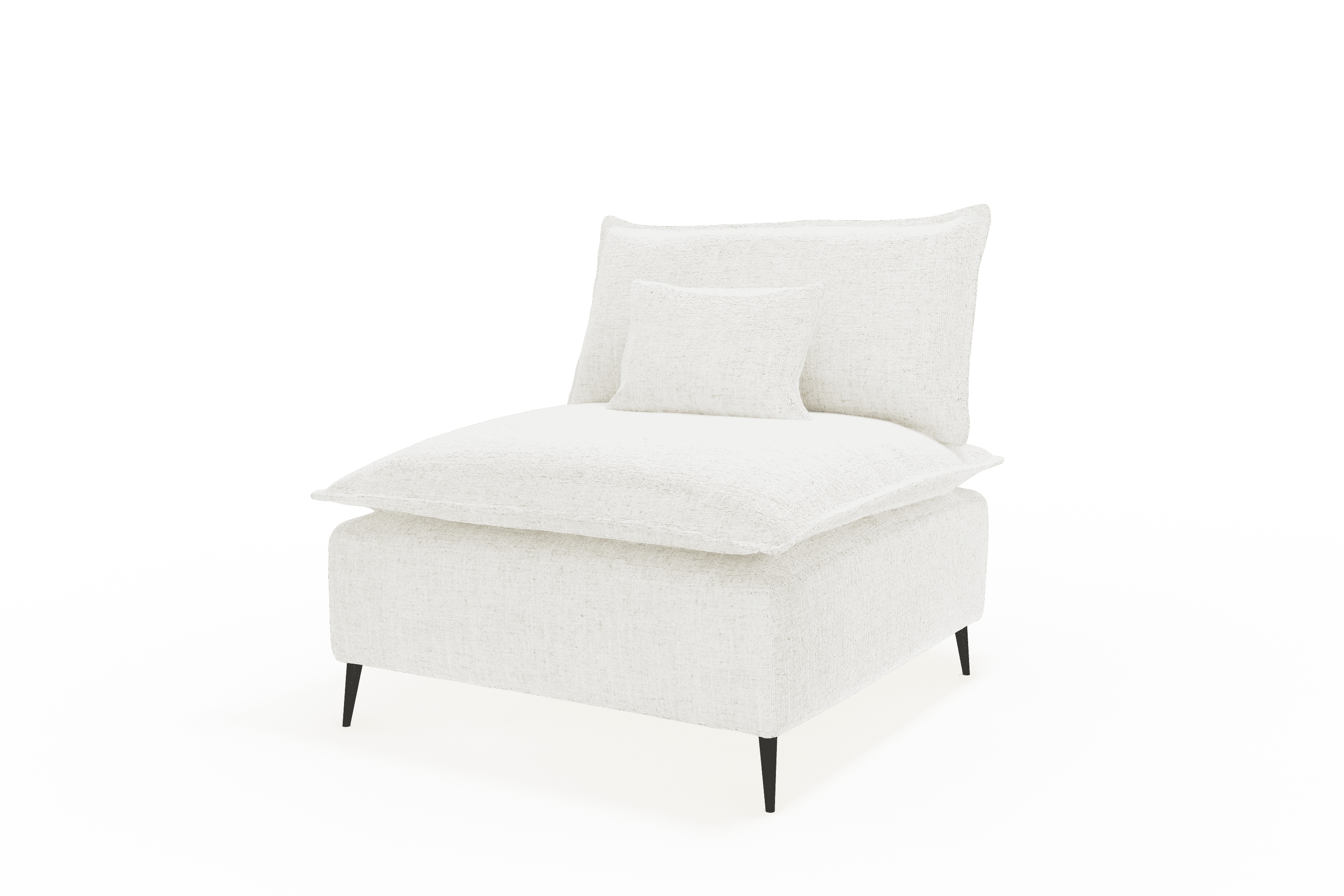 Sillon Rincon Cozy Cómodo Moderno Color Lino Natural