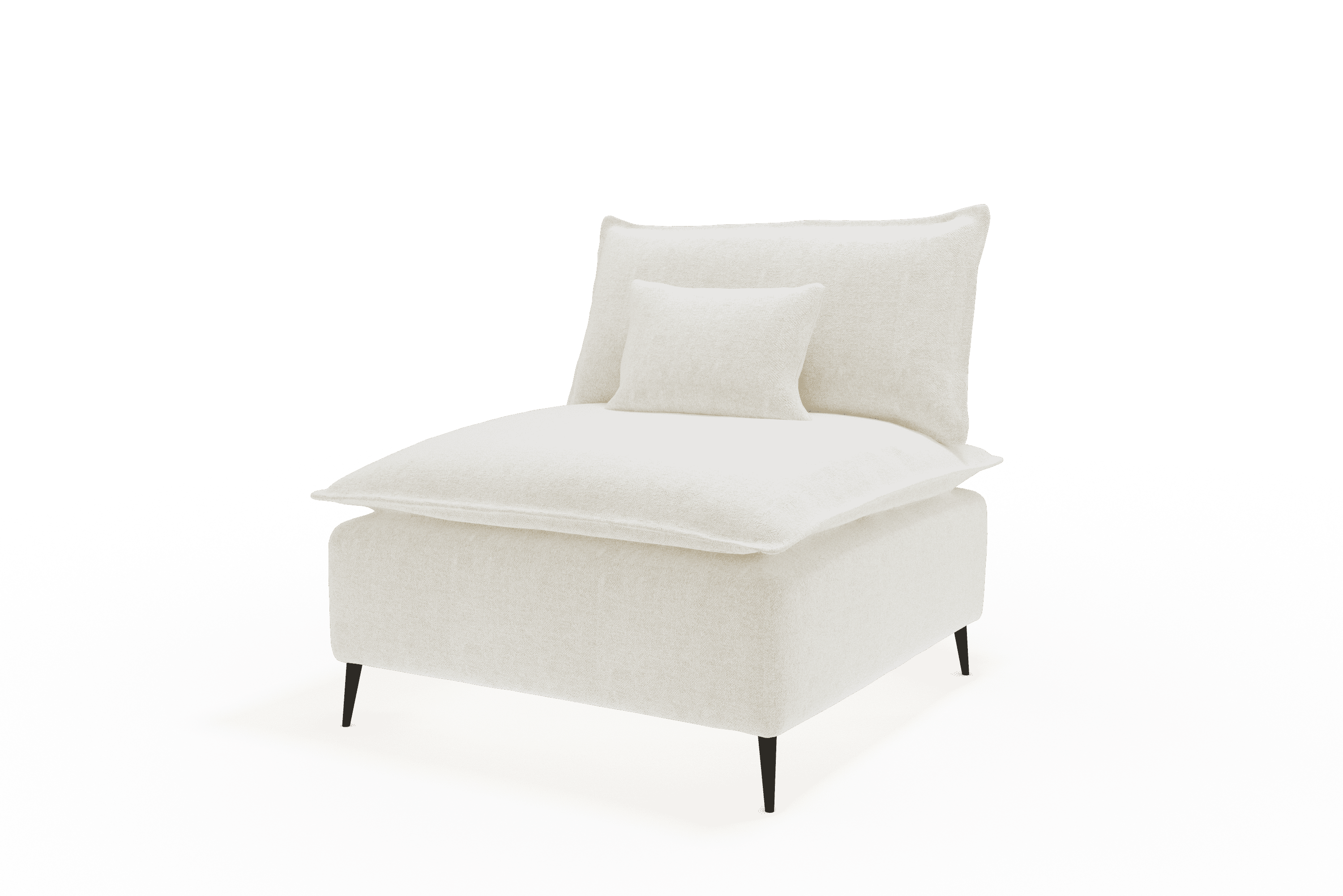 Sillon Rincon Cozy Cómodo Moderno Color Crudo