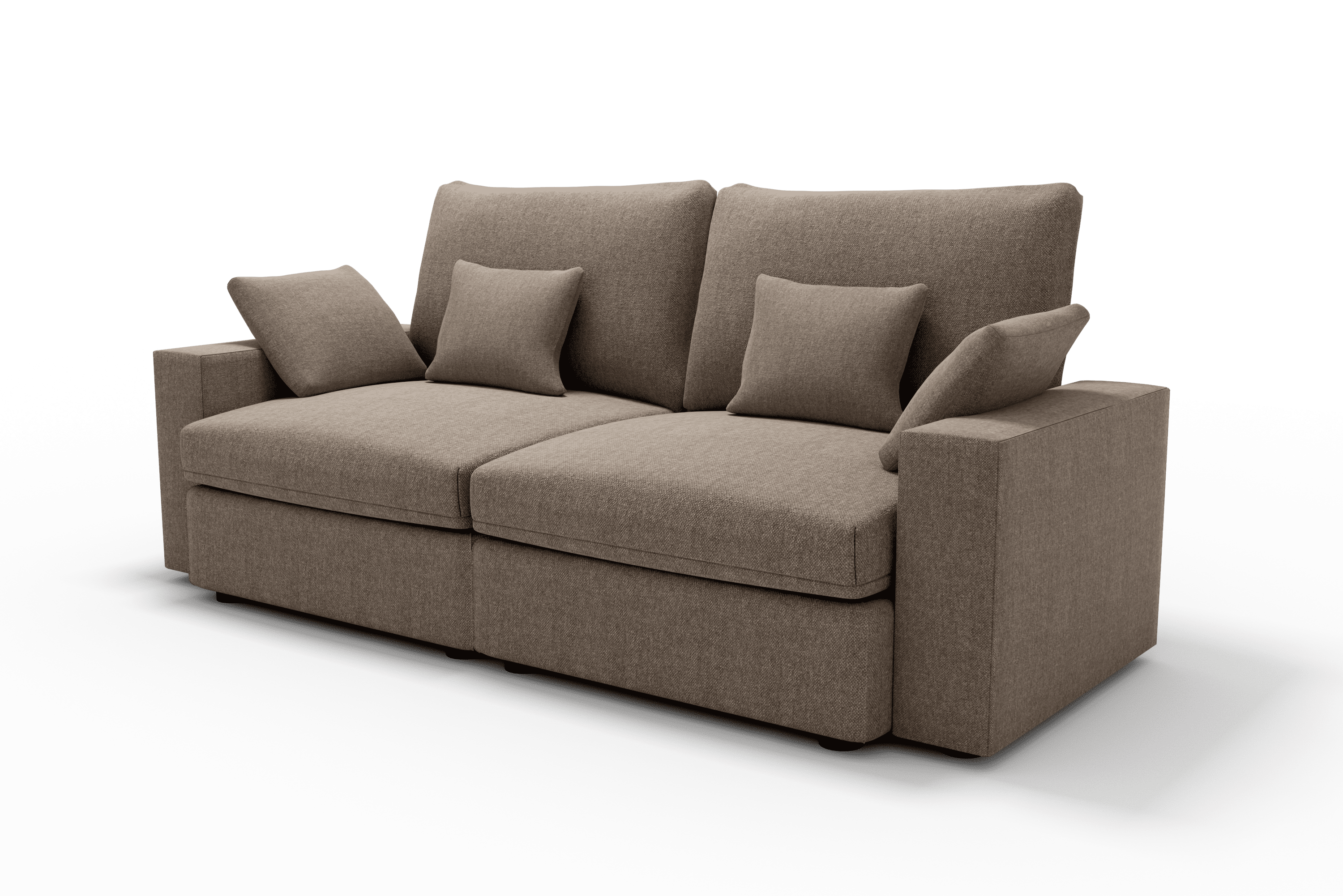 Sofá 3 plazas diseño cómodo Color Taupe