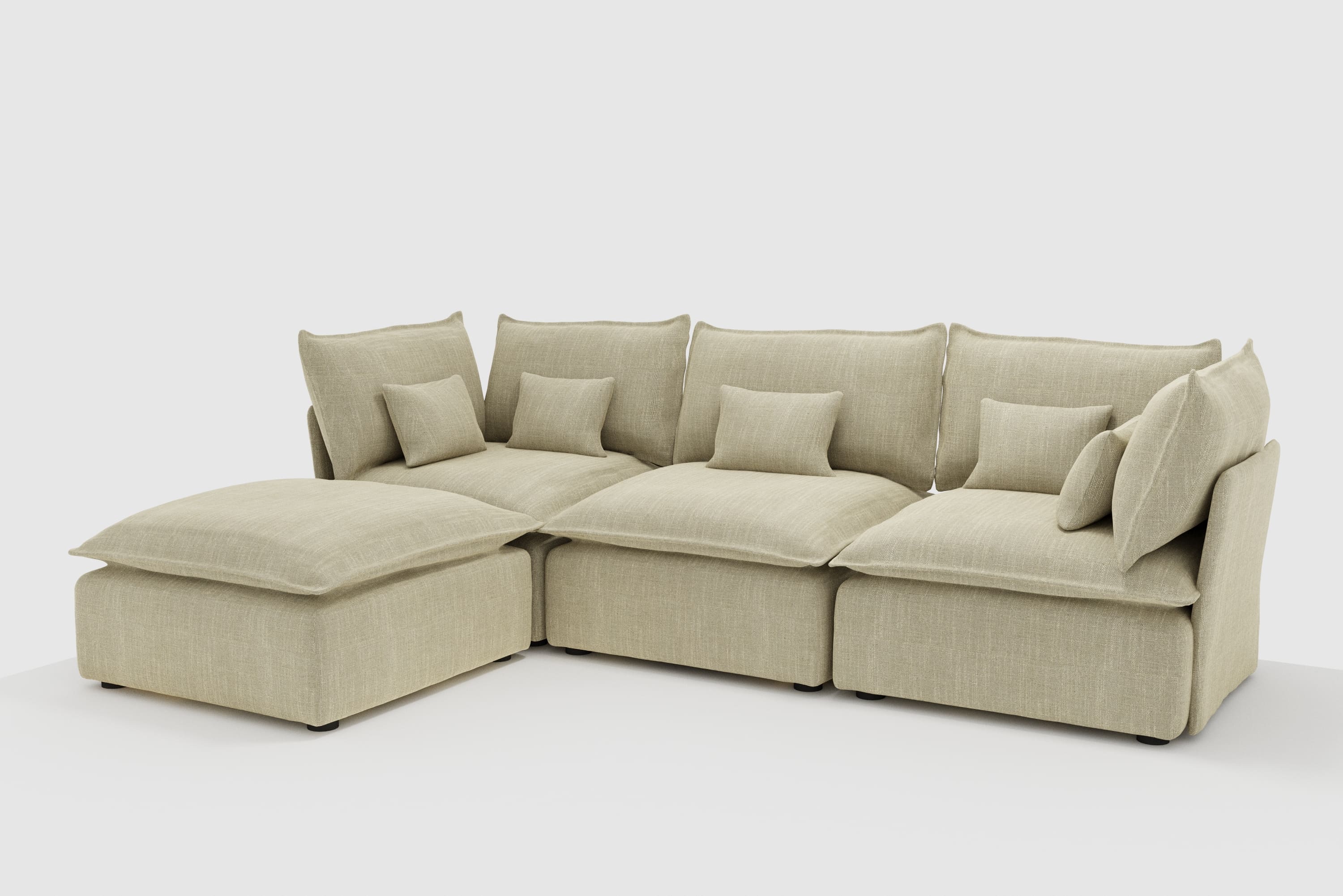 SOFÁ BALMI ONE TRIPLO CHAISE LONGUE