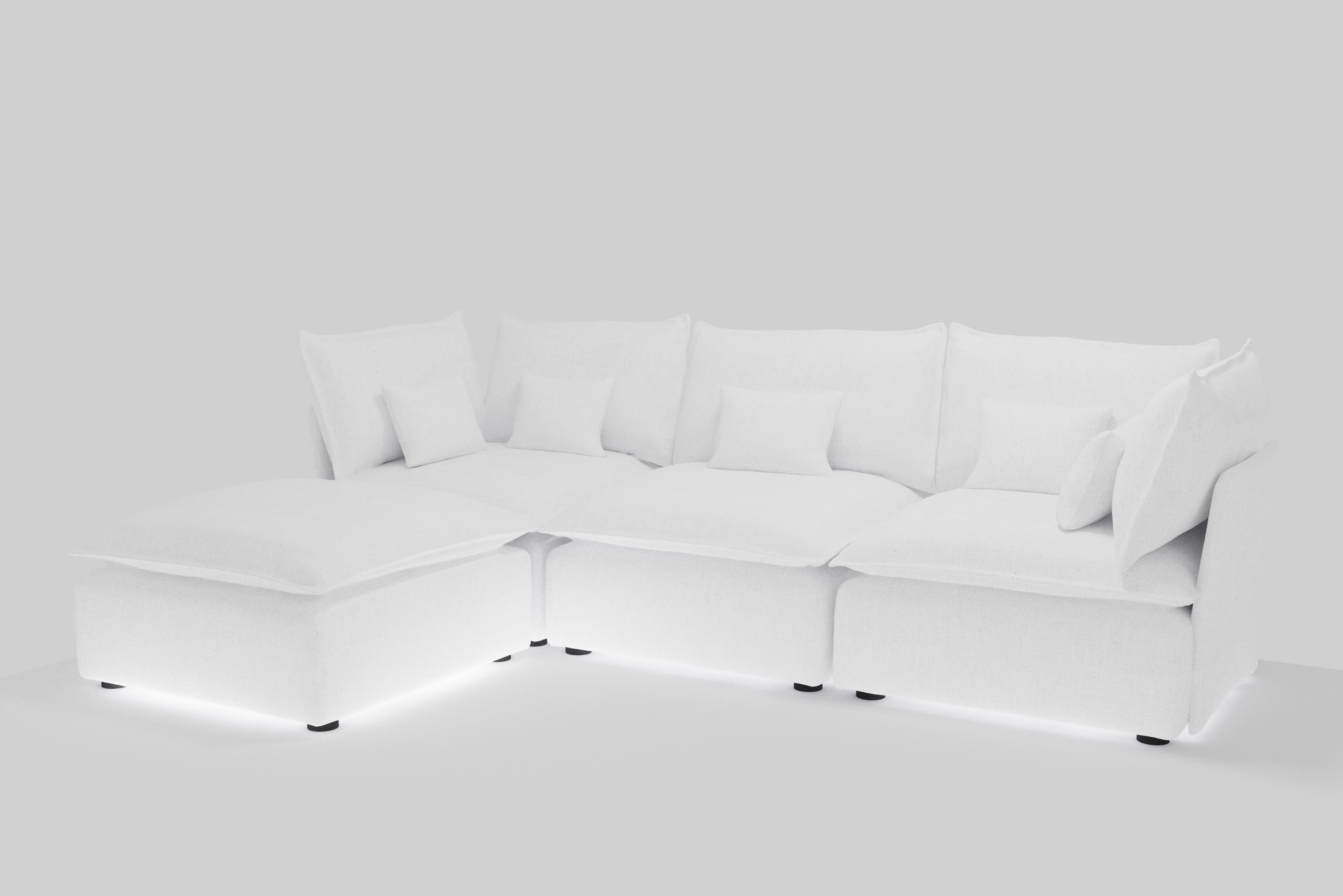 SOFÁ BALMI ONE TRIPLO CHAISE LONGUE