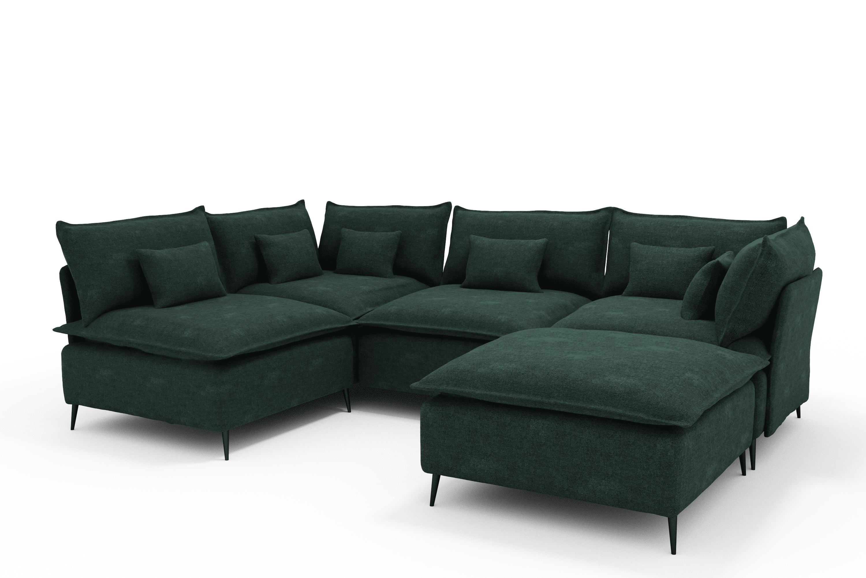 BALMI ONE SOFA U 5 CORNER OPEN 2 MODERN