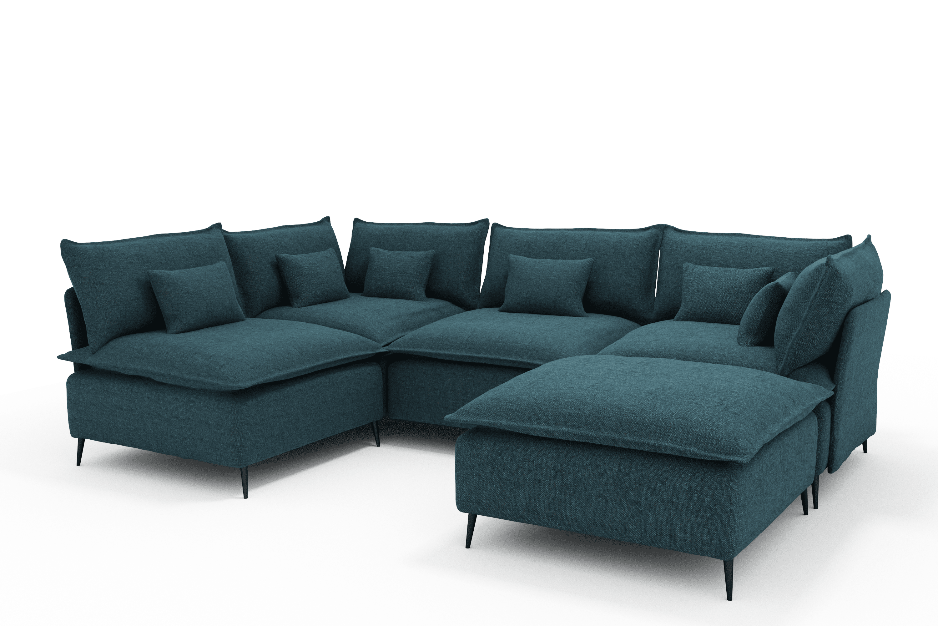 BALMI ONE SOFA U 5 CORNER OPEN 2 MODERN
