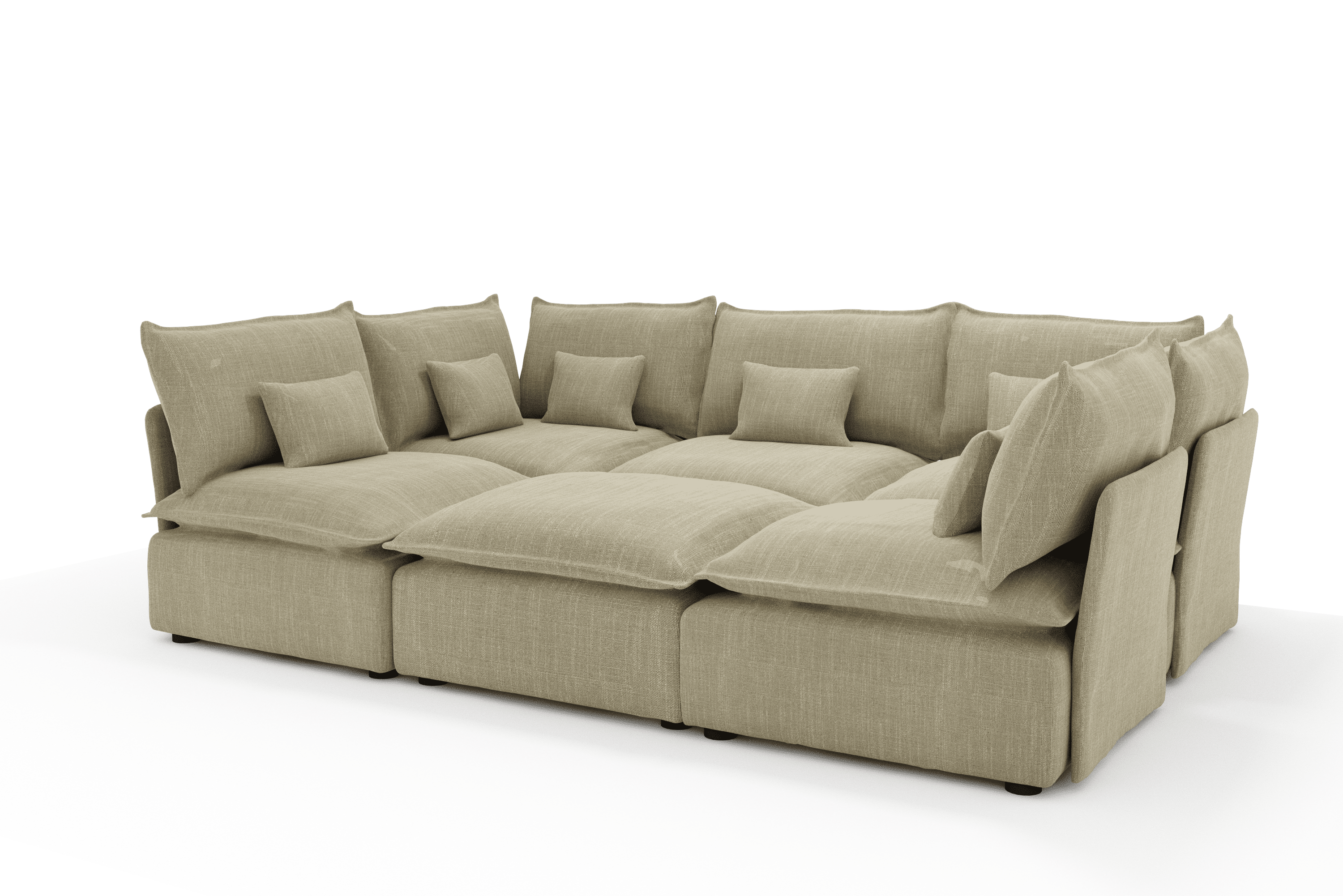 Sofás grandes y cómodos