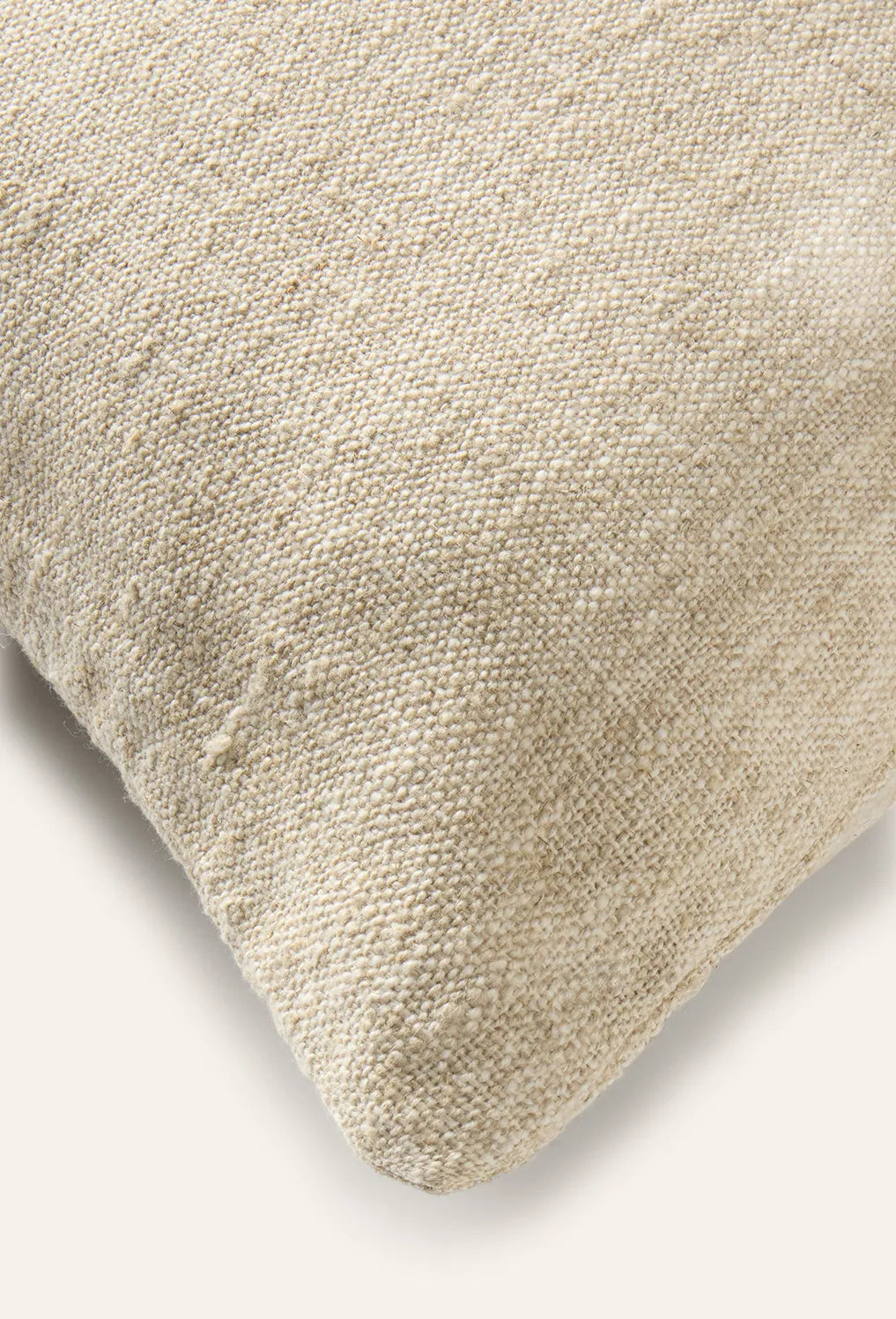 Funda cojín 45x45 lino detalle tela