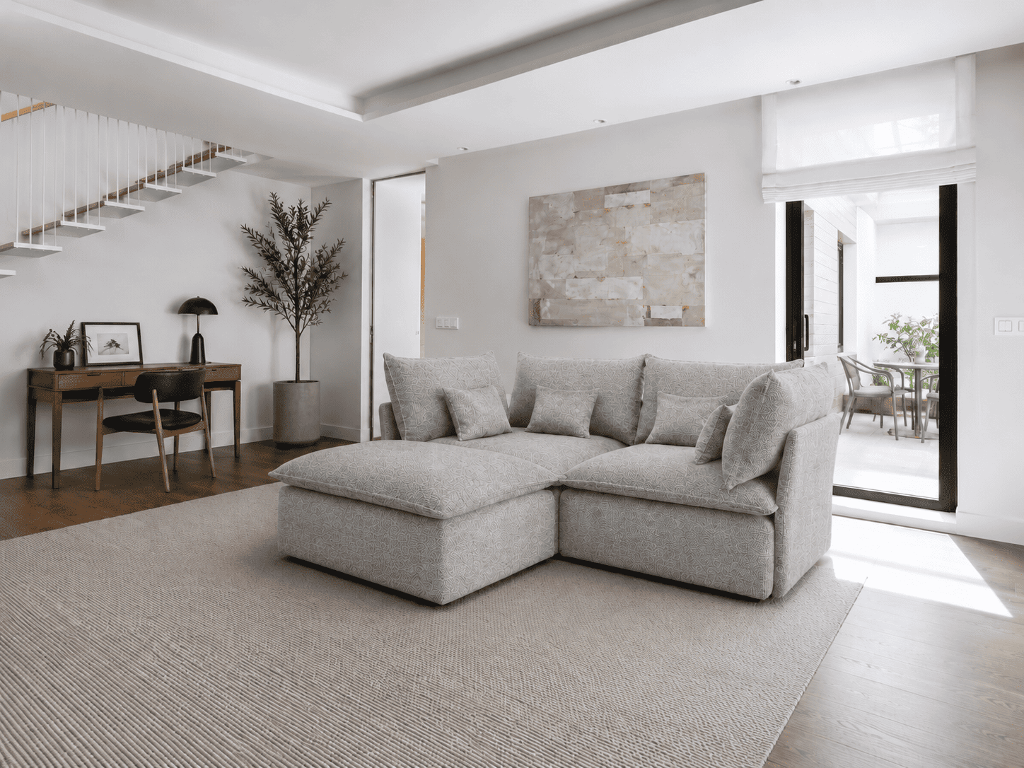 SOFÁ DOBLE CHAISE LONGUE BALMI ONE