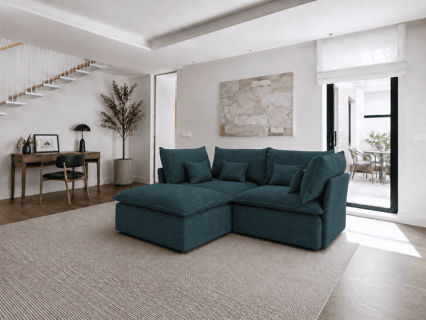 SOFÁ DOBLE CHAISE LONGUE BALMI ONE