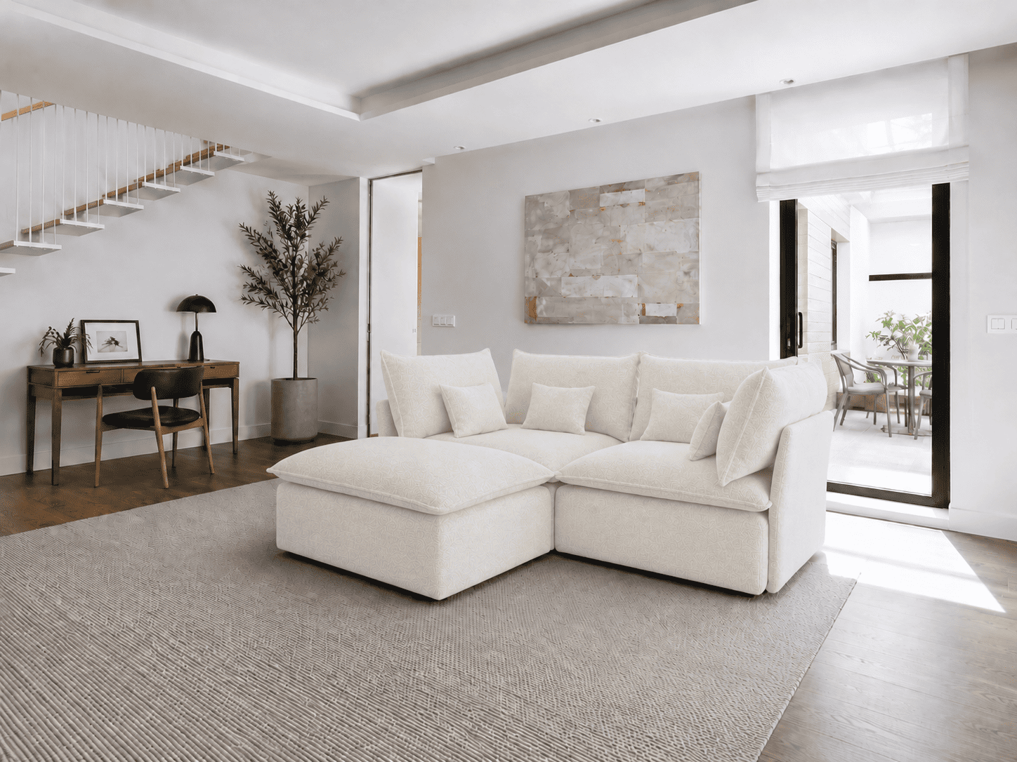 SOFÁ DOBLE CHAISE LONGUE BALMI ONE