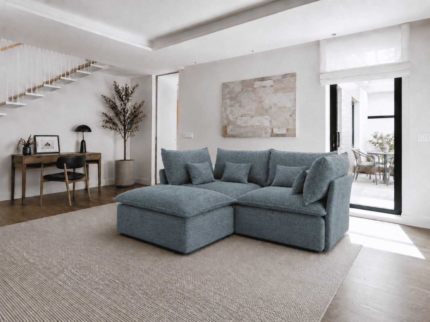 SOFÁ DOBLE CHAISE LONGUE BALMI ONE