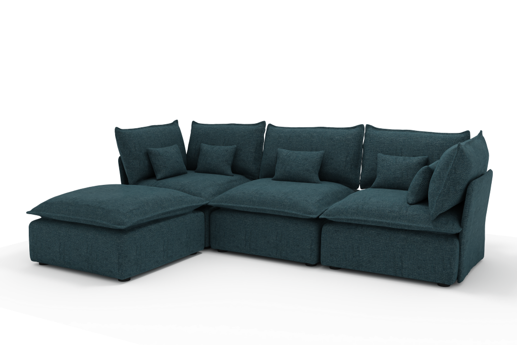 Sofa_Triple_5_plazas_Chaiselongue_Azul