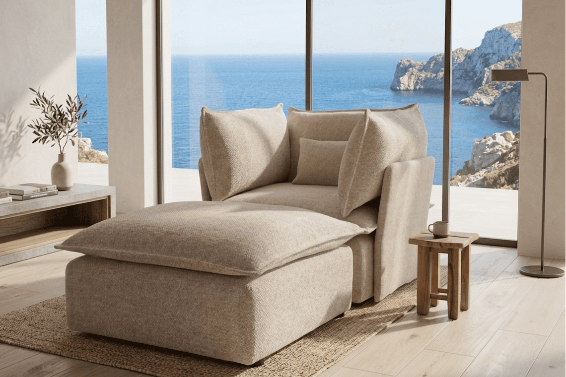 SILLÓN ÚNICO CONFORT CHAISELONGUE BALMI ONE