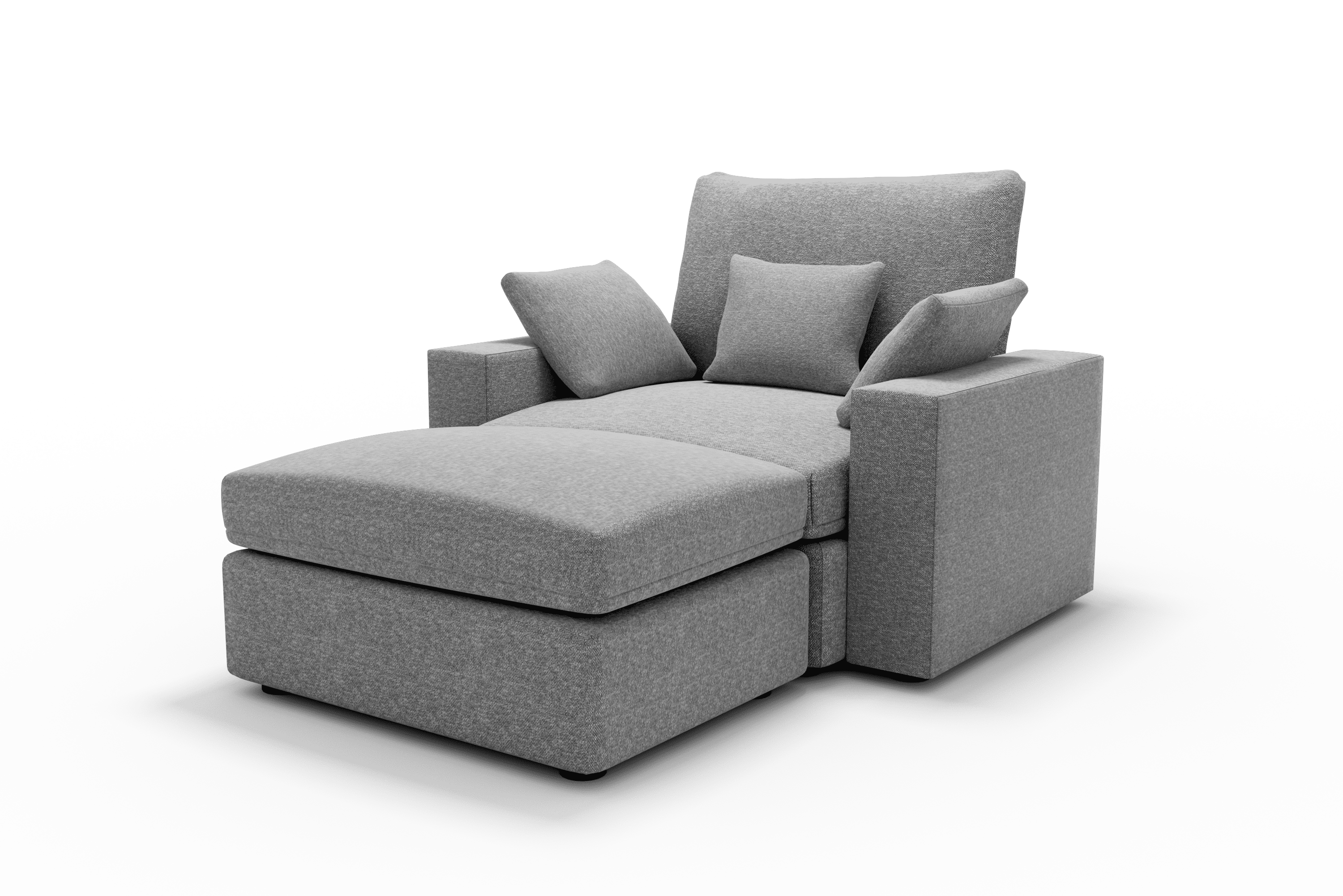 Sillón de diseño cómodo Cozy Chaise Longue 70 Color Gris