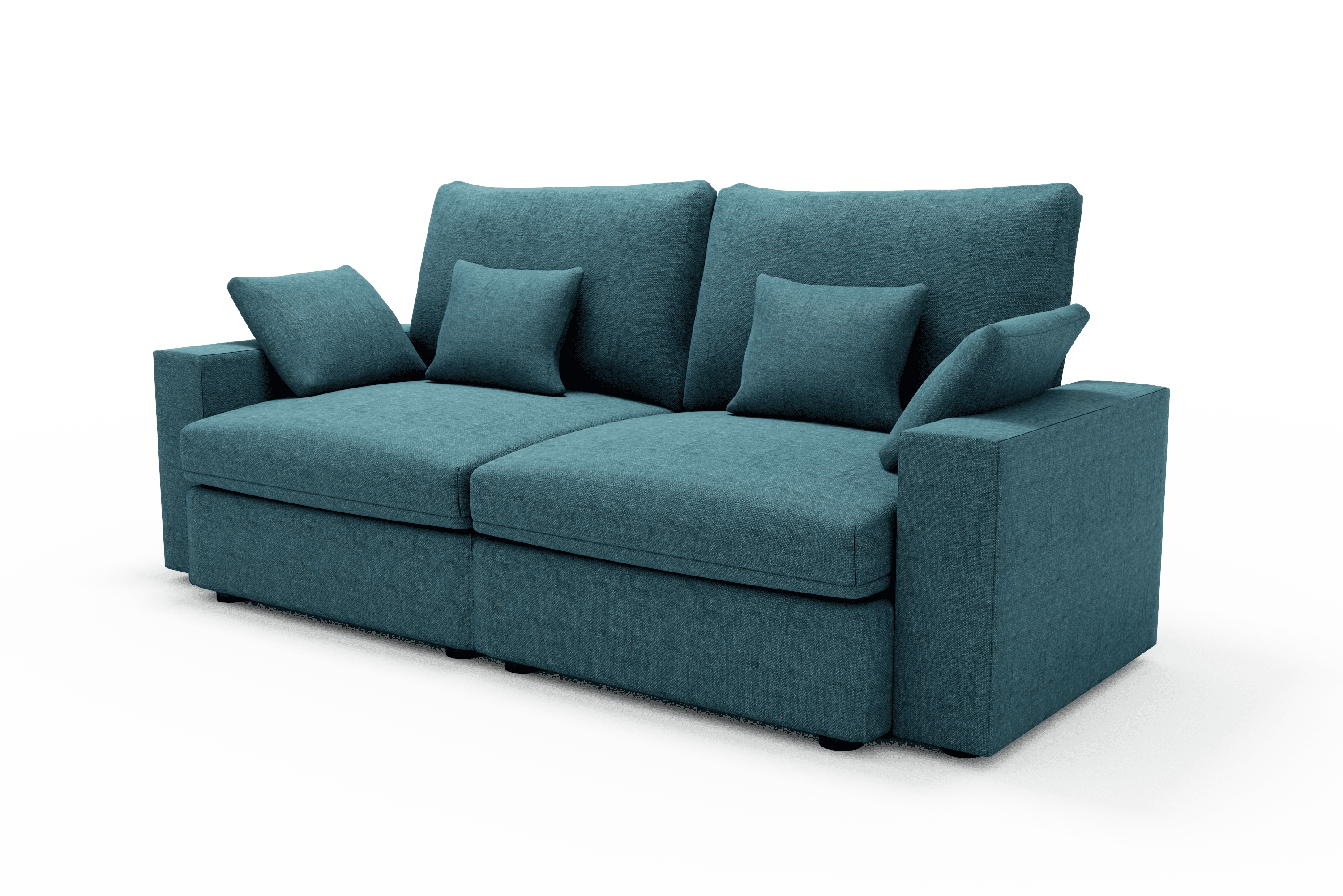 Sofá 3 plazas diseño cómodo Color Azul