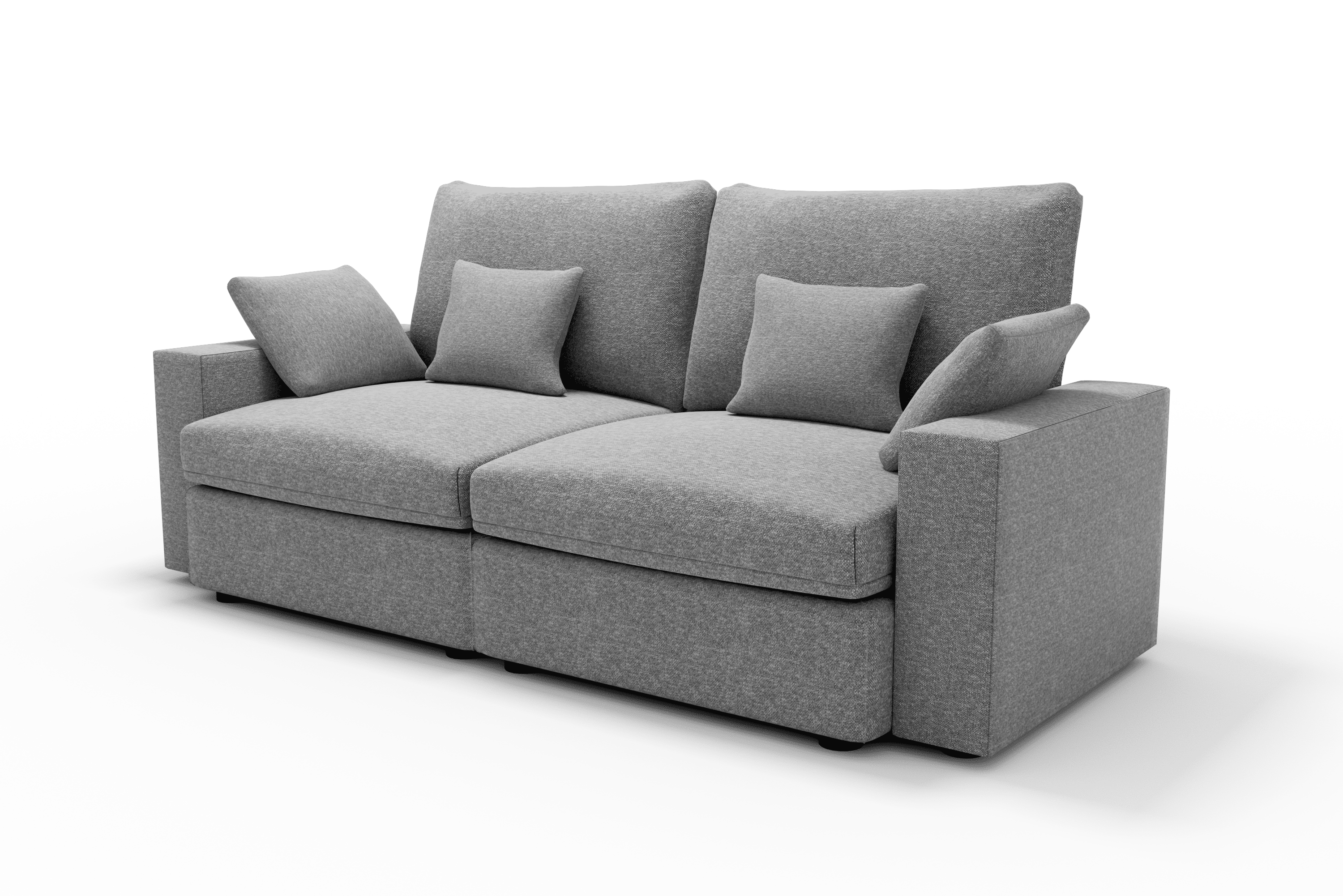 Sofá 3 plazas diseño cómodo Color Gris