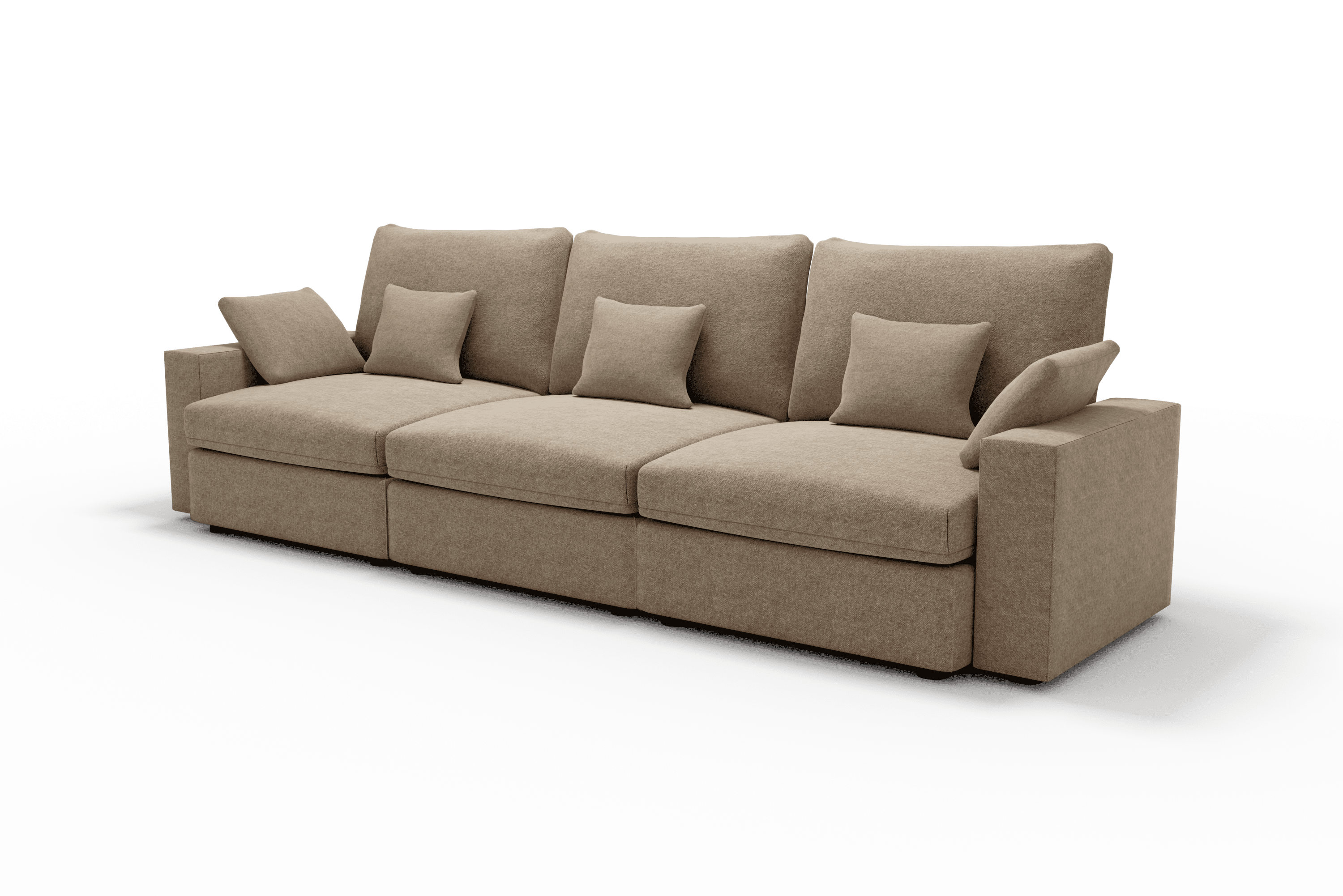 Sofá 4 plazas diseño cómodo Color Beige